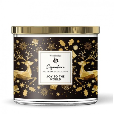 Bougie 3 mèches Joy to the World  - Woodbridge