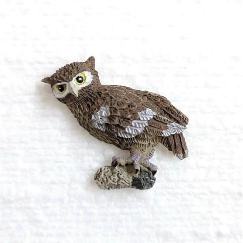 Bouton DMC "Chouette Hulotte"