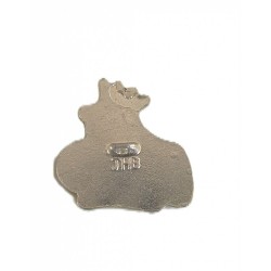 Bouton JHB en métal "Grenouille reine"