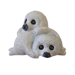 Bouton JHB "Bébés phoques"