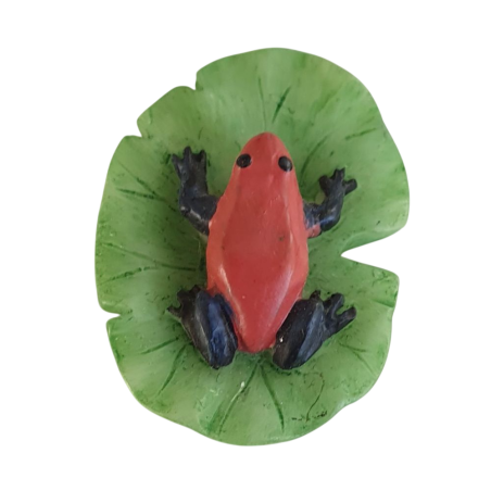 Bouton JHB "Grenouille sur un nénuphar"