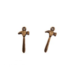 2 Boutons en métal JHB -...