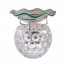 Brûle-parfum Boule en verre...