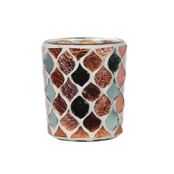 Photophore cuivre et miroir...