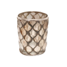 Photophore paillettes bronze - Village Candle