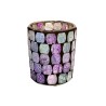 Photophore Mosaïque violet - Village Candle