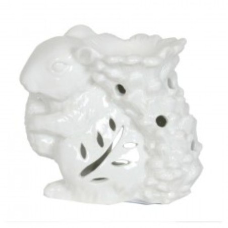 Brûle-parfum écureuil en céramique - Village Candle