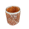 Photophore Mosaïque orange - Village Candle