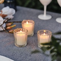 Bougie mini verre luisant Rechargeable 8 H- Bougie la Française