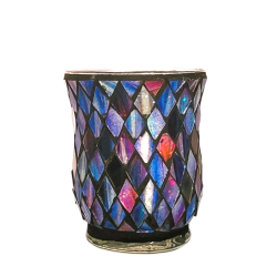 Photophore évasé Arlequin  - Village Candle