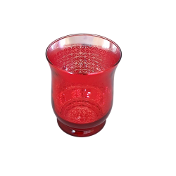 Photophore évasé Red Check - Village Candle