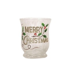 Photophore de noel givré...