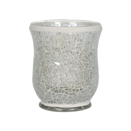 Photophore évasé Mosaïque transparente fumée- Village Candle