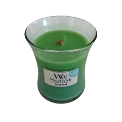 Bougie Hourglass Moyenne jarre Clean Rain / Pluie claire woodwick -Woodwick