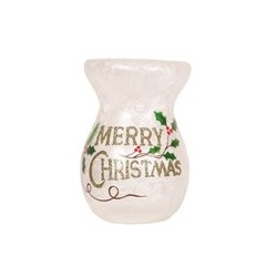 Brûle-Parfum en verre Merry Christmas