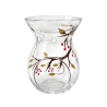 Brûle-Parfum en Verre transparent branche d'arbre et baies