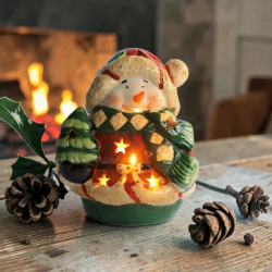 Photophore – Bonhomme de Neige