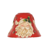Abat-jour rouge pour bougie Père Noël - Village Candle