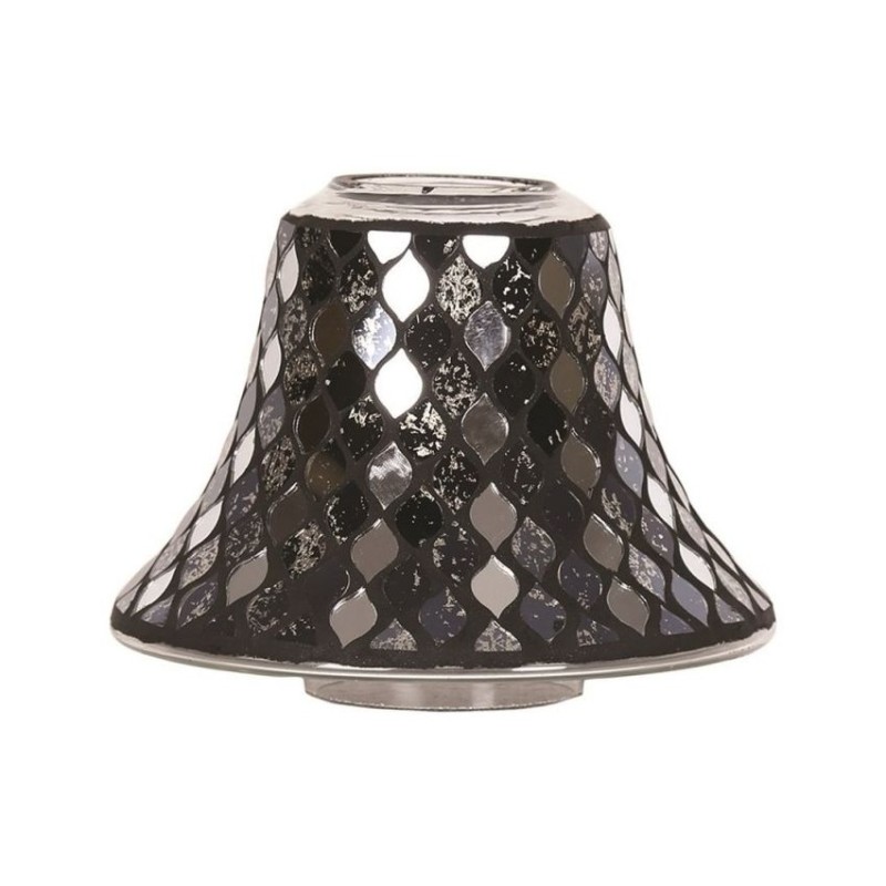 Abat-jour pour bougie Mosaïque noire et miroir - Goose Creek
