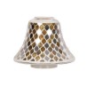 Abat-jour pour bougie Mosaïque or et miroir - Goose Creek