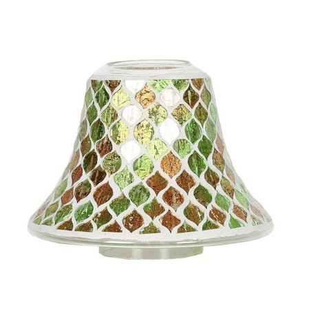 Abat-jour pour bougie Mosaïque verte et bronze - Goose Creek