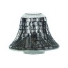 Abat-jour pour bougie Mosaïque Carreaux Argent Métallique - Village Candle