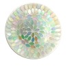 Assiette Support bougie Mosaïque Perles pastel - Village Candle