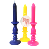Bougie chandelier Bleue – Donkey