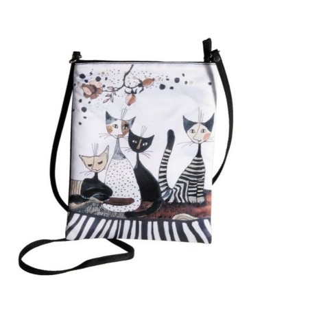 Sac bandoulière Rosina Wachtmeister - "Cat Sépia"