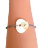 Bracelet deux Cœurs Nacre – Moon°C Paris
