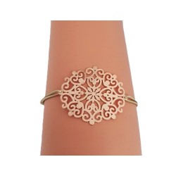 Bracelet élastique beige...