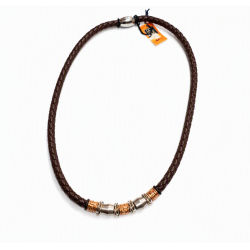 Collier homme en cuir...