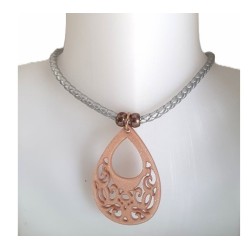 Collier ras-du-cou cordon...
