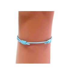 Bracelet élastique avec rosace en métal doré