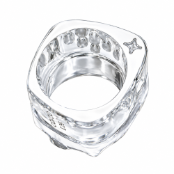 Bague Cayoo en Plexiglas et Swarovski