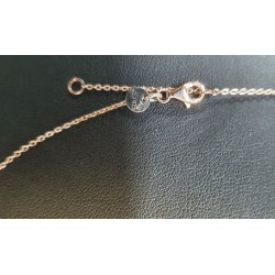 Collier fantaisie – Barrette oblongue sertie de zirconiums