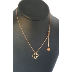 Collier trèfle ajouré doré – Brin d’Amour