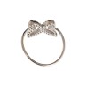 Bague Papillon Argent 925 Sertie de Zirconiums Blancs