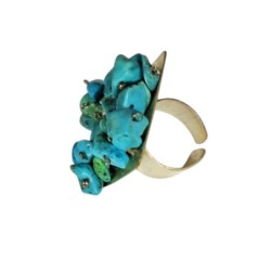 Bague fantaisie ajustable à...