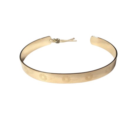 Bracelet jonc "Soleils" - Bijoux Ley Nat