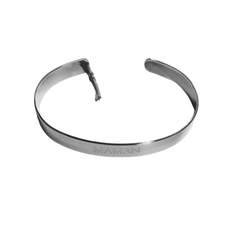 Bracelet jonc "Maman" - Bijoux Ley Nat