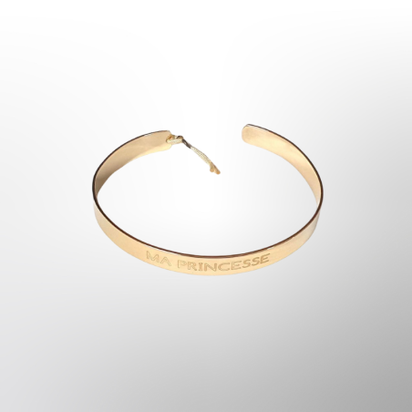 Bracelet jonc "Ma Princesse" - Bijoux Ley Nat