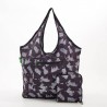 Sac week-end pliable noir "Scottish Blanc" Eco Chic