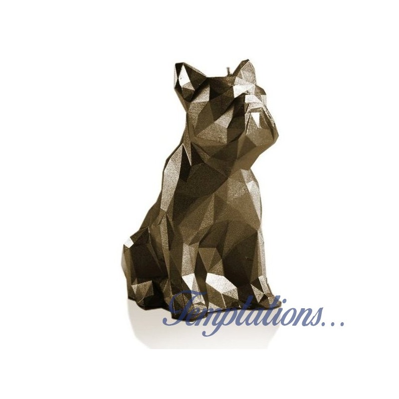 Bougie Bulldog ORIGAMI Brass Candellana