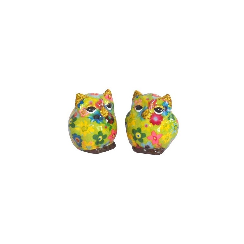 Set sel et poivre Hibou Pomme Pidou