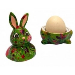 Coquetier Pomme Pidou Millie le lapin