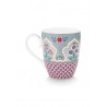 Grand Mug -Flower Festival - Scallop déco bleu clair -Pip Studio