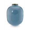 Vase métal bleu 32cm Studio Pip