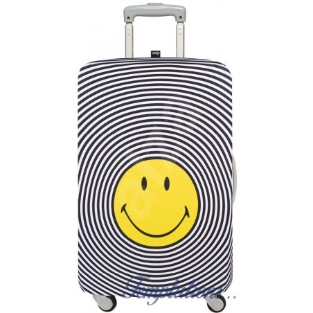 Housse de valise LOQI Smiley Spirale