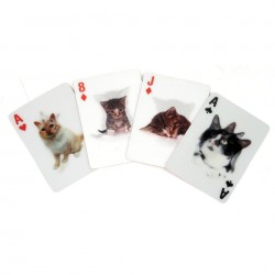 Jeu de Cartes Chats 3D Kikkerland